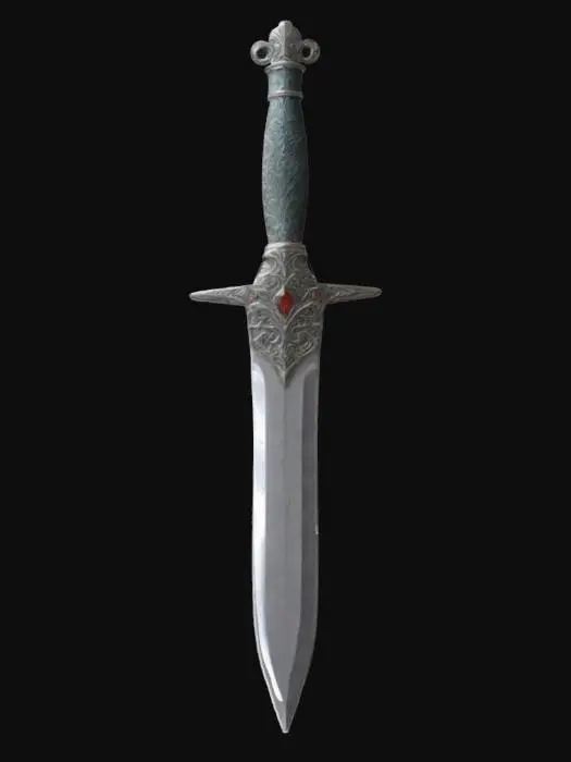 3D model for The Dagger of Passive Aggression 🗡️😤
Description:

Instead of stabbing enemies, this dagger just insults them until they leave.
Size & Shape: A small, elegant dagger that sighs every time you pick it up.
Colors & Materials: Silver, but judging you heavily.
Special Ability: “WORDS HURT”
Instead of dealing damage, it makes enemies feel bad about themselves.
Additional Curse: Occasionally, it insults YOU instead., #ChronoForgeWeapon#