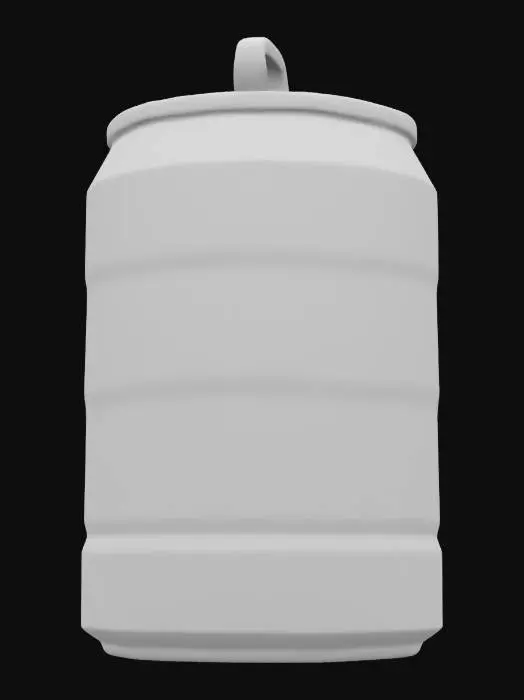 3D model for can of food that says grenades on it. made in Canda