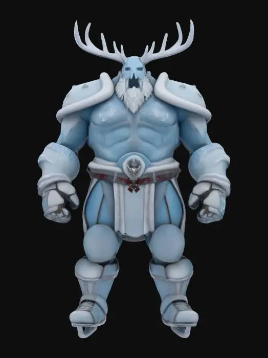 3D model for [Canada]
Object: Frostborne Hockey Champion
Material: Frosted steel, enchanted ice shards, toughened leather
Shape/Form: Muscular humanoid with armored hockey gear, helmet with antler-like protrusions
Color Scheme: Ice blue and stark white base, with bold crimson highlights
Texture Details: Rough, cracked ice textures on armor, matte leather gear, gleaming polished skate blades
Style: Heroic fantasy realism
Environment/Use Context (optional): Battling across a frozen battlefield during a supernatural snowstorm
Reference Models (optional): Inspired by fantasy gladiators and traditional Canadian hockey players
#AroundTheWorld#