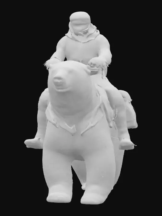 3D model for [Canada]
An outlaw courier dressed in stitched-together graphene parkas, racing across snowfields on a bio-engineered polar bear draped in neon saddlebags. #AroundTheWorld#