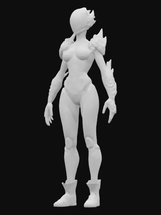3D model for {
  "Object": "Aurora Huntress – Arctic Phase Variant",
  "Material": "Transparent ice-polymer plates, thermal-reactive carbon mesh, optical-camouflage nanofilm",
  "Shape/Form": "Slim humanoid with reinforced joints; segmented crystalline armor; high collar; elongated gauntlets with retractable blades",
  "Color Scheme": "Translucent ice-blue, infrared-absorbing black, muted thermal-orange underlayers",
  "Texture Details": "Cracked-glass ice plates, soft matte underlayer, reactive shimmer with directional lighting",
  "Style": "Futuristic survivalist with stealth-specialist upgrades",
  "Environment/Use Context": "Ambushing drones and rival scavengers in sub-zero whiteout storms",
  "Reference Models": "Inspired by cryo-tactical suits and arctic deep-recon armor", #AroundTheWorld#, 
}

