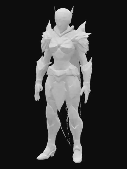 3D model for {
  "Object": "Aurora Huntress – Arctic Phase Variant",
  "Material": "Transparent ice-polymer plates, thermal-reactive carbon mesh, optical-camouflage nanofilm",
  "Shape/Form": "Slim humanoid with reinforced joints; segmented crystalline armor; high collar; elongated gauntlets with retractable blades",
  "Color Scheme": "Translucent ice-blue, infrared-absorbing black, muted thermal-orange underlayers",
  "Texture Details": "Cracked-glass ice plates, soft matte underlayer, reactive shimmer with directional lighting",
  "Style": "Futuristic survivalist with stealth-specialist upgrades",
  "Environment/Use Context": "Ambushing drones and rival scavengers in sub-zero whiteout storms",
  "Reference Models": "Inspired by cryo-tactical suits and arctic deep-recon armor", #AroundTheWorld#, 
}
