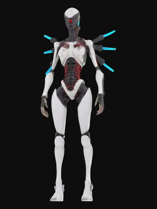 3D model for Object: Combat Healer — “SABRA STITCH, The Blood Hacker”
Material: Surgical steel plating, IV bag holsters, chrome tubing, neural gel patches, duct-taped defibrillator coils
Shape/Form: Tall, skeletal silhouette; one exposed cybernetic ribcage; six syringe-launching spine tendrils; clear medical visor; hip-slung medicine-case cannon

Color Scheme: Bone white jumpsuit with red and teal surgical accents, pulsing green lights in tubing, red-cross markings stenciled like graffiti
Texture Details: Smudged sterile surfaces, medical grime, holographic heartbeat pulse on chest; comic line shadows under every fold
Style: Cartoon (Borderlands cel-shaded with horror-clinic overtones)
Reference Models: Borderlands’ Zane meets Silent Hill’s nurse, with a splash of Apex's Lifeline