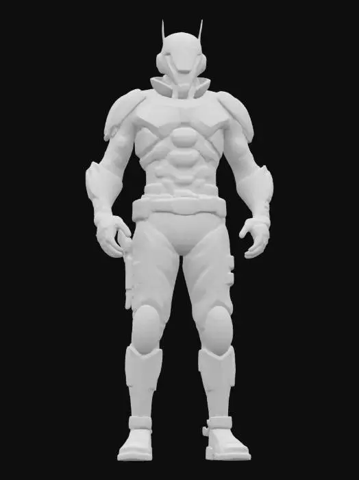 3D model for Object: Cyberpunk character with futuristic armor and tech enhancements.

Material: Reflective metal, synthetic leather, and glowing LED accents.

Shape/Form: Lean, athletic build with angular, mechanical prosthetics and tech implants.

Color Scheme: Black, neon blue, and metallic silver with glowing cyan accents.

Texture Details: Smooth, high-gloss metal surfaces contrasted with matte leather sections; intricate cybernetic circuits and LED strips.

Style: Realistic with PBR textures, focusing on high-fidelity, sharp edges, and rich surface details.

Environment/Use Context (Optional): Neon-lit urban rooftop with foggy background to emphasize cyberpunk aesthetic.
Reference Models (Optional): Combine elements from "Deus Ex" and "Cyberpunk 2077" for armor design and cybernetic enhancements.