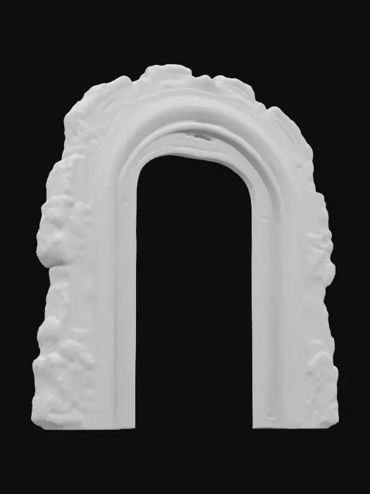 3D model for Subject: Neon Nexus Arch

Style: Cyberpunk futuristic parametric gateway with a yellow & purple palette

Material:

Frame: Oxidized titanium with light surface erosion

Accents: Embedded neon plasma tubing in deep purple and vibrant yellow

Panels: Translucent OLED circuit-panel insets

Details:

Two interlocking, asymmetrical rings twisting upward to form an arch

Neon plasma seams pulsing in alternating purple and yellow with subtle bloom

OLED panels displaying scrolling circuit glyphs in complementary yellow and violet hues

Fine rainwater bead and mist overlays to accentuate reflections

Hidden power conduits recessed within the inner curves

Purpose: Signature centerpiece for neon-drenched game levels, VR experiences, or futuristic architectural showcases, #arch#