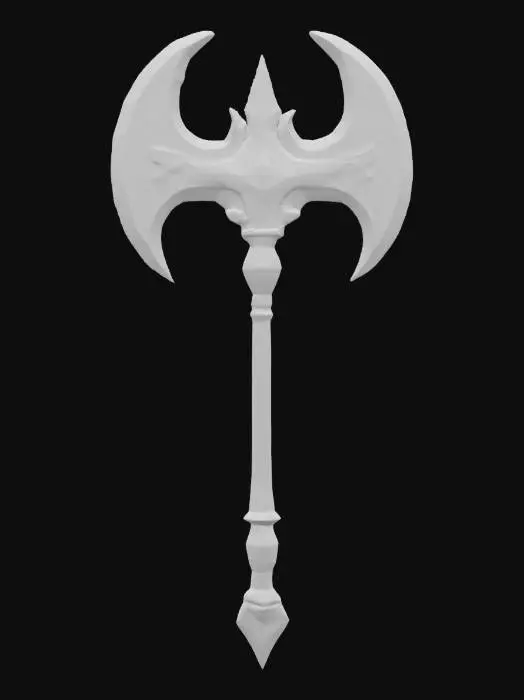 3D model for {
  "subject": "Magical Crystal Axe",
  "style": [
    "fantasy",
    "high-detail",
    "vibrant colors",
    "glowing elements",
    "PBR rendering"
  ],
  "material": [
    "translucent crystal blade",
    "ornate gold handle",
    "embedded runes"
  ],
  "details": [
    "irregular crystal shape",
    "glowing runes",
    "intricate carvings",
    "subtle magical particles"
  ],
  "purpose": {
    "context": "game asset",
    "genre": "fantasy RPG",
    "requirements": ["VR-ready", "HDR", "8K"]
  },
  "texture": {
    "description": "PBR textures with soft blue glow and reflective highlights",
    "mapping": "low-poly UV for real-time rendering"
  }
}
