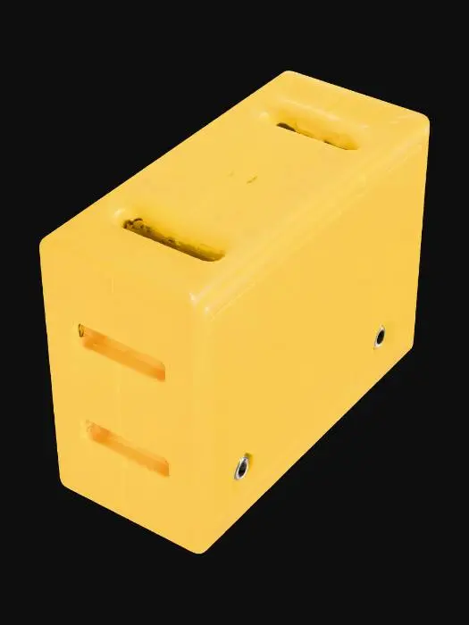 3D model for armco_guardrail_triple_w