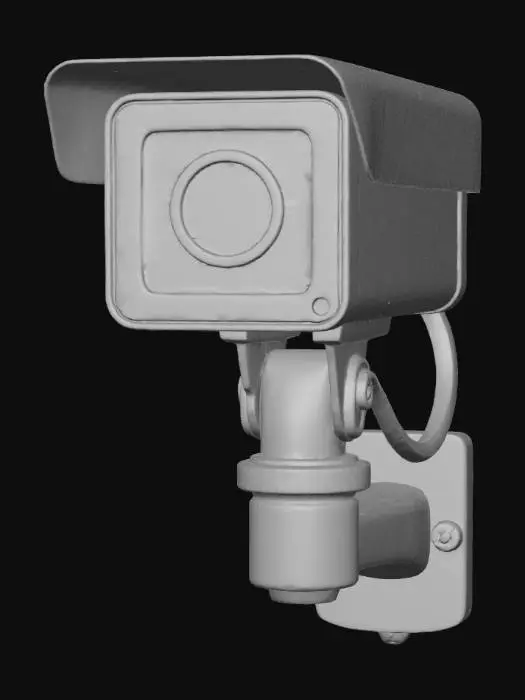 3D model for jp_toll_cctv_camera_on_arm