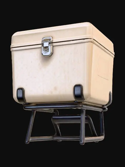 3D model for delivery_moped_box_generic