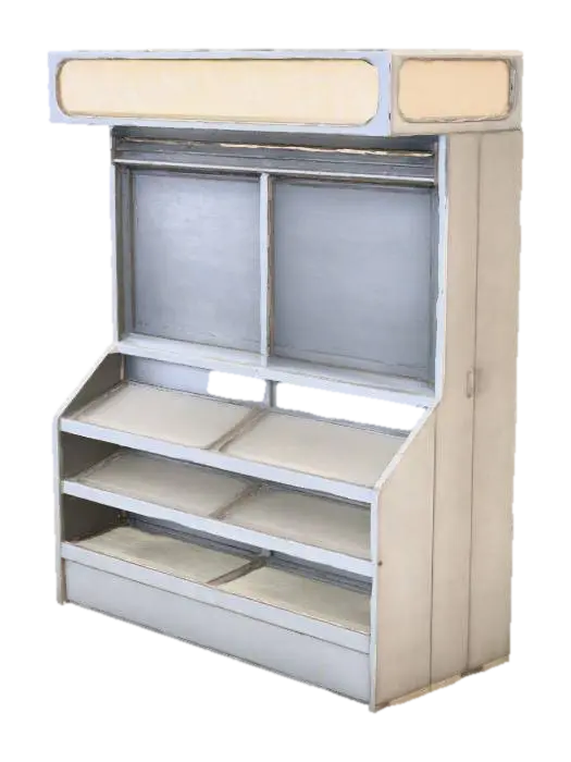 kiosk_newspaper_stand_blank 3D model, vytvořený pomocí AI