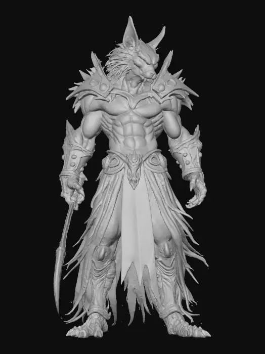 3D model for Death, also known as Lobo, or simply The Wolf, #villain#