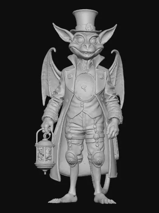 3D model for Gargoyle Watchmaker, #Halloween2025#