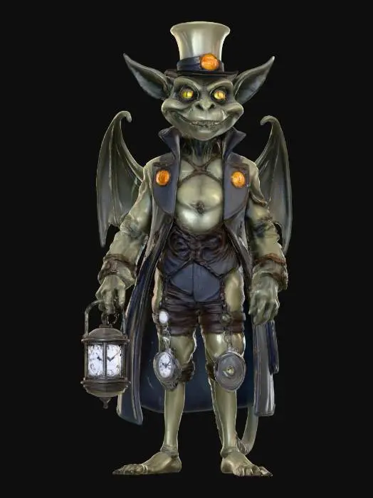3D model for Gargoyle Watchmaker, #Halloween2025#