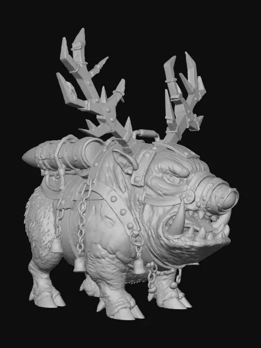 3D model for Reindeer Warboar
