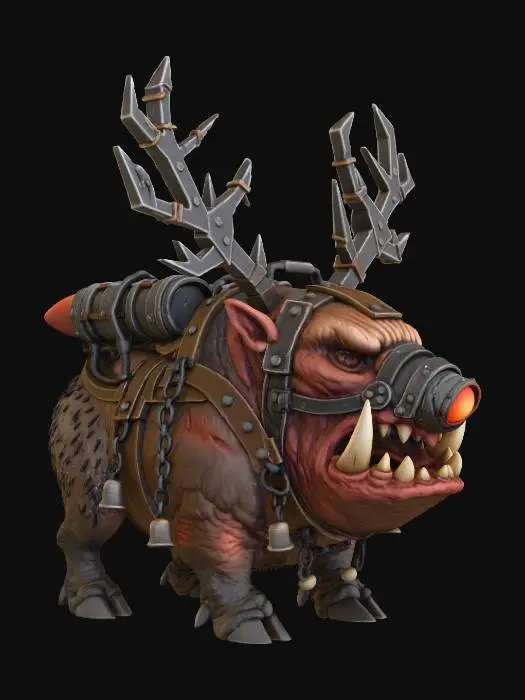 3D model for Reindeer Warboar