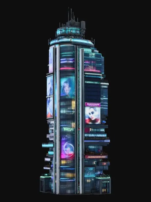 3D model for Mega Skyscraper