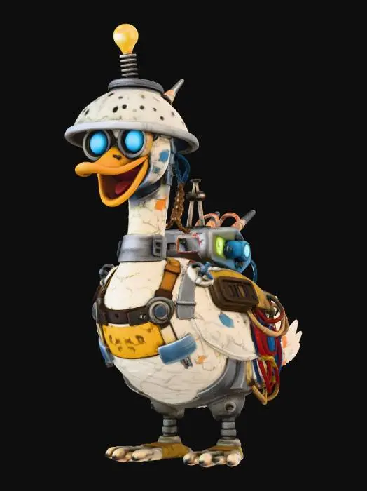3D model for Duckster Bates