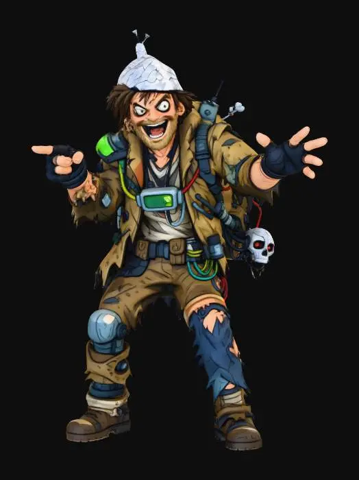 3D model for Tin Foil Adventurer