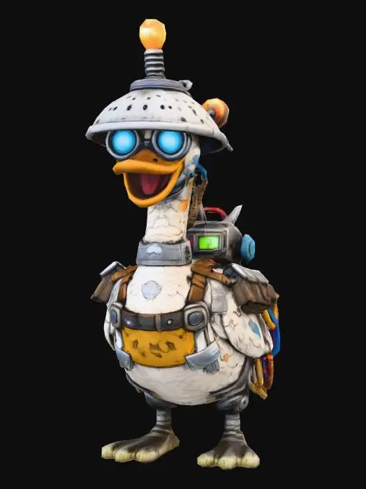 3D model for Duckster Bates