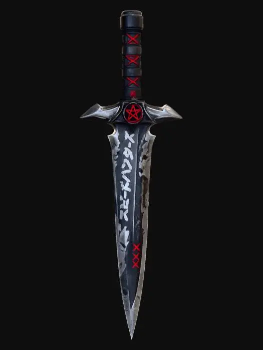 3D model for Crimson Pact Dagger