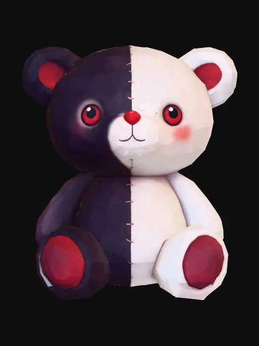 3D model for Half-and-Half Bear