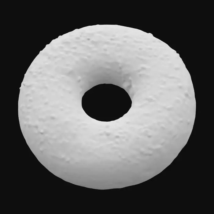 3D model for The Everything Bagel of Annihilation 🍩♾️
Description:

A bagel. But inside it is everything and nothing at once.
If thrown, it collapses all reality into a singularity, consuming all existence.
Size & Shape: A normal bagel that is somehow infinitely deep.
Colors & Materials: Golden brown, but swirling with cosmic horror.
Special Ability: “Infinite Spiral”, #ChronoForgeWeapon#