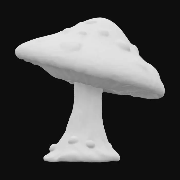 3D model for The Toadstool Targe – Bouncy Mushroom Shield
"A vibrant, oversized mushroom cap used as both a shield and a trampoline. The soft yet durable surface absorbs impacts before rebounding attacks back at enemies. When struck, the cap releases a puff of glowing spores that can either heal allies or induce a temporary hallucination in foes. The underside has glowing, bioluminescent gills that shift colors based on the wielder’s mood.", #ChronoForgeWeapon#