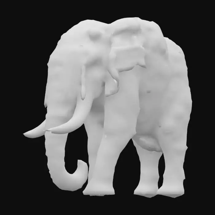 3D model for {
"prompt": "A massive, elephantine creature made of crystalized asteroid armor and embedded glowing geodes. Each step creates a ripple in the void. Its tusks are curved like comet tails, and galaxies swirl inside its translucent eyes. Designed in realistic style with rough mineral surfaces, interstellar textures, and grand scale.",
"style": "Realistic",
"format": "glb",
"polycount": "high"
}
