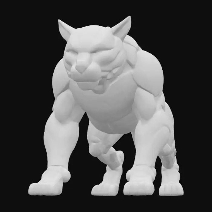 3D model for Panthera Cyberus