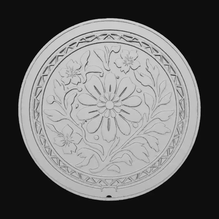 3D model for jp_manhole_art_plain