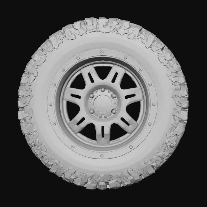 3D model for All-Terrain Tire