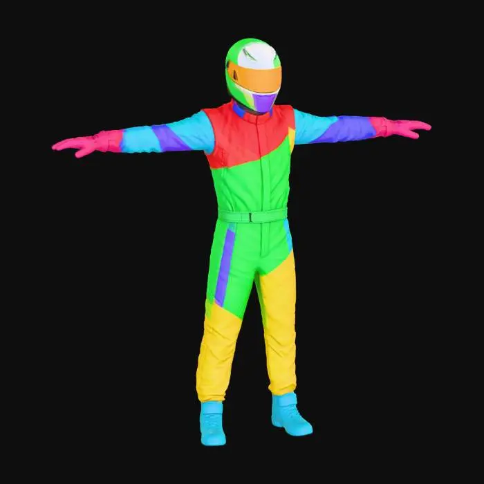3D model for Racing Driver Avatar