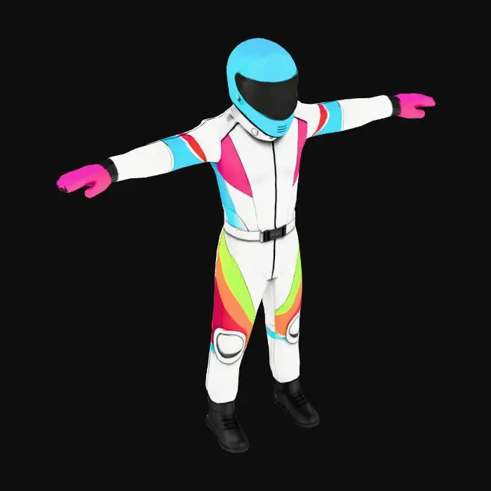 3D model for Racing Driver Avatar