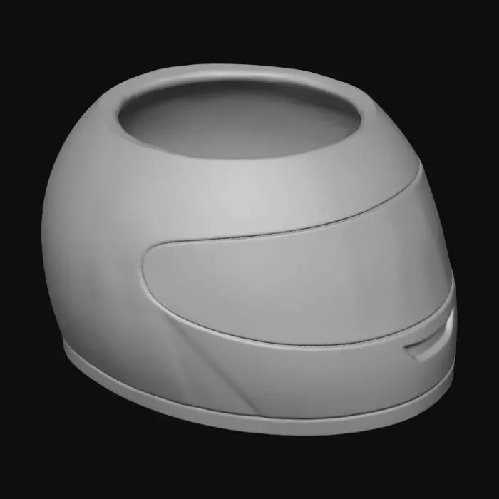 3D model for planter helmet
