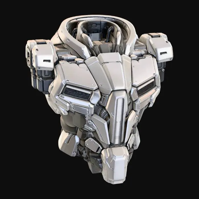 3D model for NeoMech Chestplate