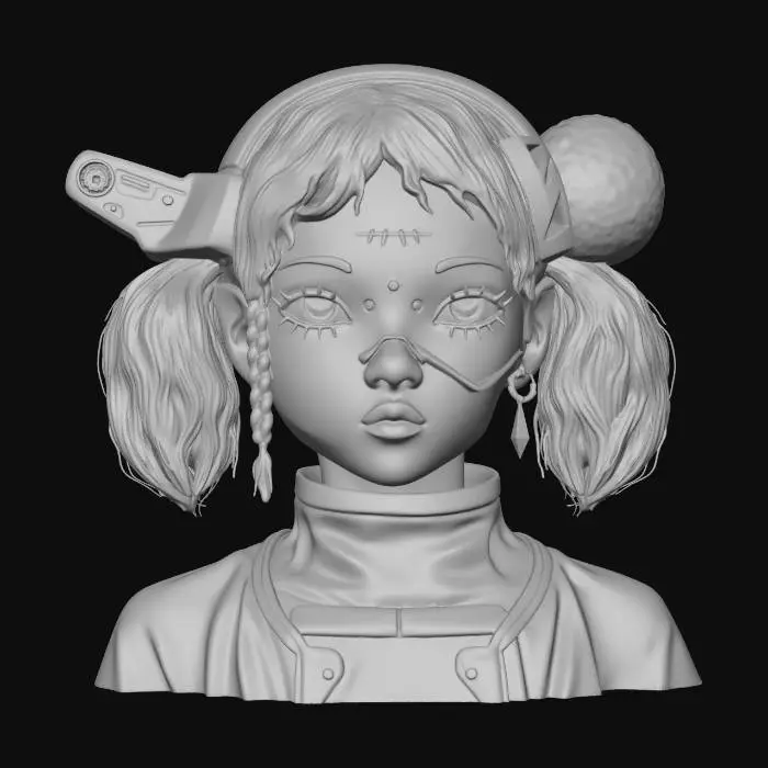 3D model for Neon Blossom