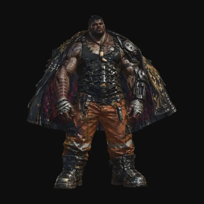 3D model for Wasteland Lion Warlord