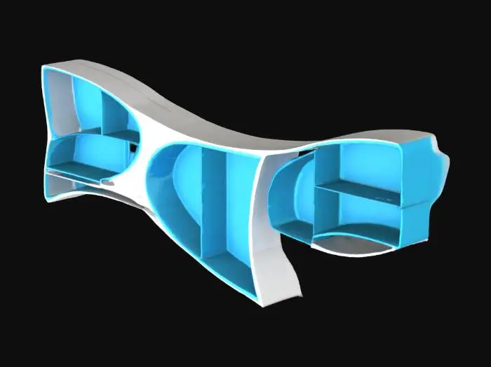 3D model for make me a Frutiger aero wall