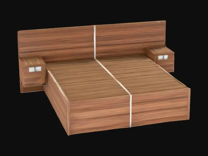 3D model for Cama con cabecera