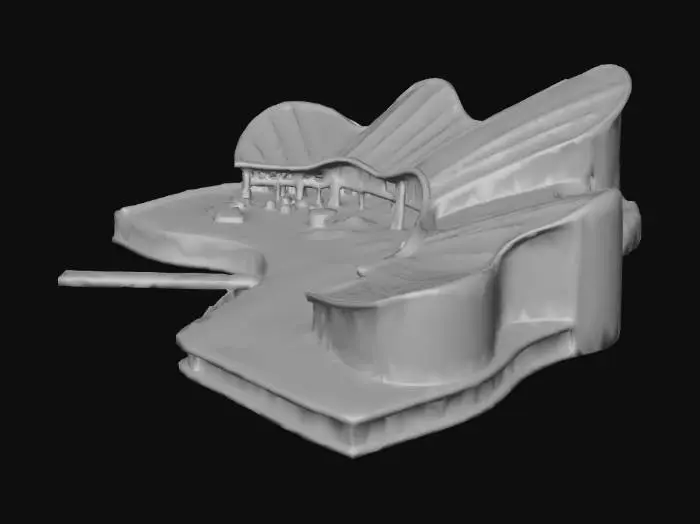 3D model for Wave Pavilion