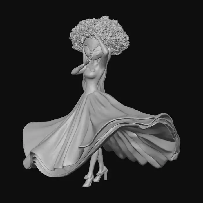 3D model for Dance of the Flower Maiden, #Halloween2025#