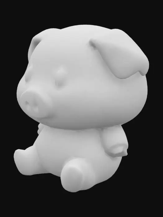 3D model for Puffy Piglet
