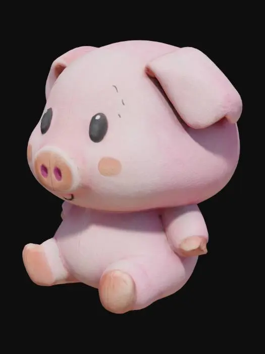 3D model for Puffy Piglet