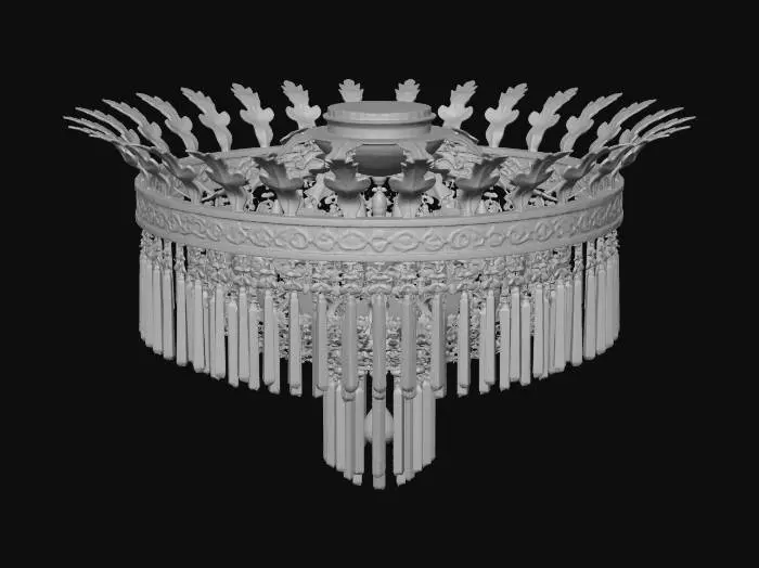 3D model for Golden Elegance