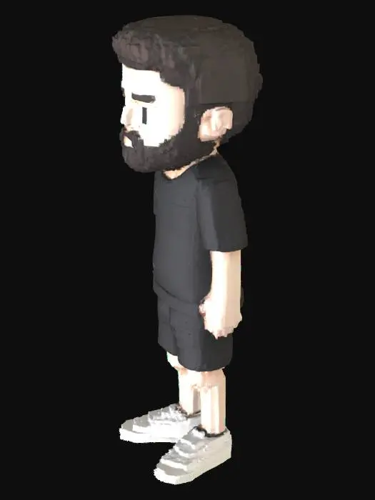 3D model for Pixel Guy