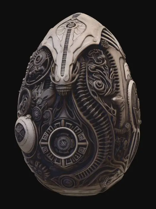 3D model for Giger Egg , #EasterEgg2026#