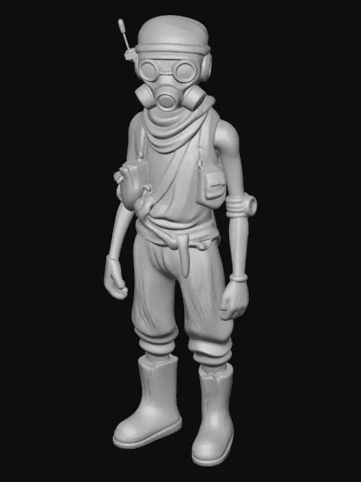 3D model for Wasteland Raider