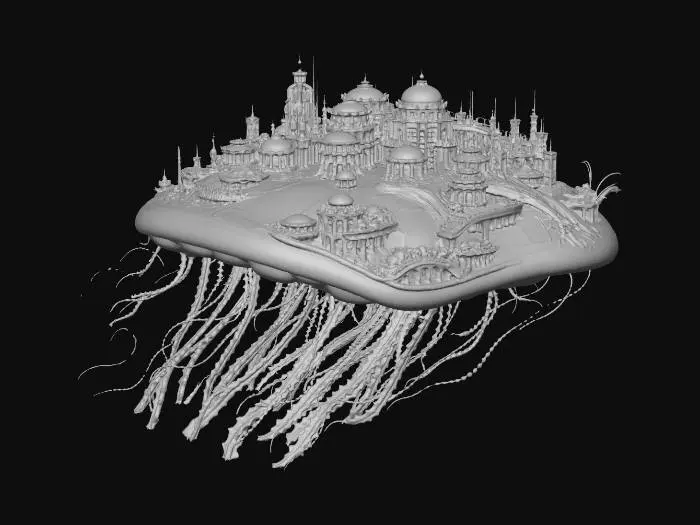 3D model for Leviathan Metropolis