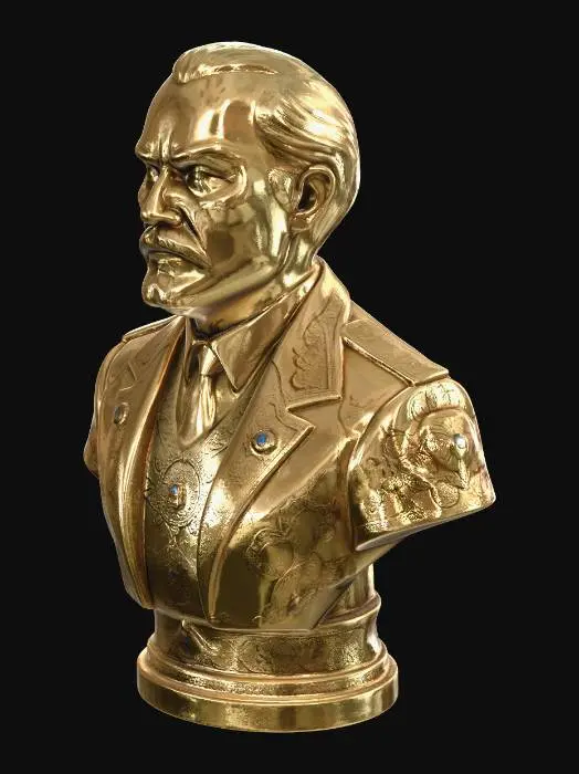 3D model for Golden Sovereign Among Ruins