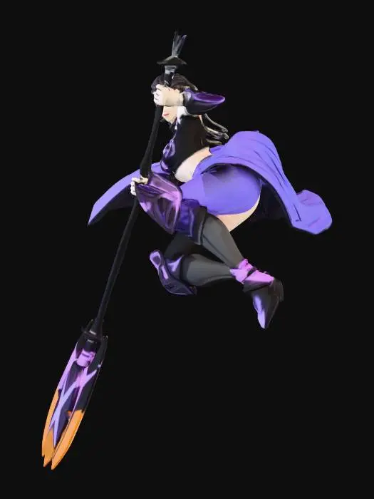 3D model for Purple Warrior Leap